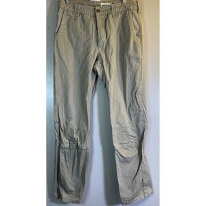 Edgevale Tan Canvas Pants Men's 32x32  Utility Made In USA